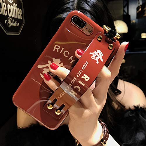 DRUnKQUEEn iPhone Xs Max Case,iPhone 10xs Max Case,iPhoneXsMax Cover for Women/Girls Phone Protector Holder Cases with Grip Wrist Strap Band