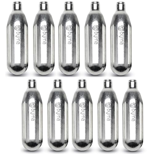 Byrna 8 Gram CO2 + Oiler Cartridges | 10 Count Pack | for Byrna SD/HD/EP - (9 CO2 + 1 Oiler Cylinders)