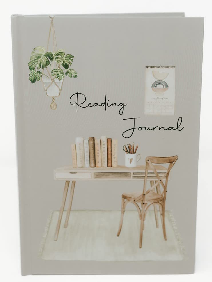 Thymeless Designs Reading Journal for 100 books | Book Journal | Book Lovers Gift | Book Journal for Book Lovers | Book Review Journal | Book Club Journal | Book Log | Reading Log Journal (Gray)