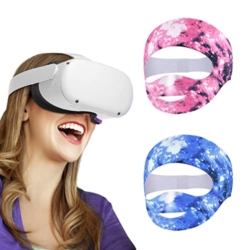 KKSQ VR Sweat Band for Oculus Quest 2 Accessories VR Sweat Guard Breathable VR Face Mask Cover for Oculus Quest 2, Men& Women