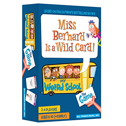 All Things Equal, Inc. Miss Bernard is a Wild Card- The My Weird School Game, Easy to Follow Rules, Educational, 2 to 4 Players, for Ages 6 to 10,