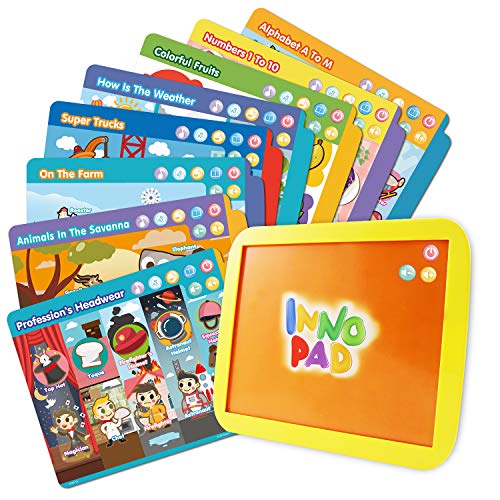 BEST LEARNING INNO PAD Smart Fun Lessons - Educational Tablet Toy to Learn Alphabet, Numbers, Colors, Shapes, Animals, Transportation for Toddlers Ages 2 to 5 Years Old | Must-buys for Christmas