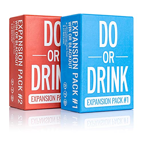 Do or Drink Expansion Pack 1 and 2 Pack Bundle