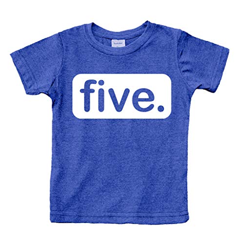 Unordinary Toddler 5th Birthday Shirt boy 5 Year Old boy Birthday boy Shirt 5 Five Gifts Fifth Shirts (Charcoal Blue, 5 Years)