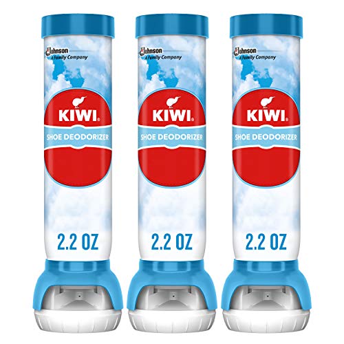 KIWI Sneaker and Shoe Deodorizer, for Shoes, Sneakers, Leather and More, Spray Bottle, 2.2 Oz, Pack of 3
