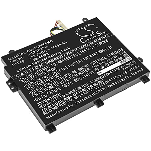AWXY Replacement for Battery Compatible with Sager NP2950(P955ET1), NP2952(P955ET3), NP8954(P955ER), NP8955(P955ER), NP8955-S(P955ER), NP8961(P960ED)