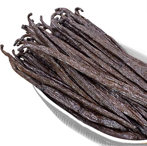 10 Madagascar Vanilla Beans Grade A Whole Vanilla Pods for Vanilla Extract and Baking