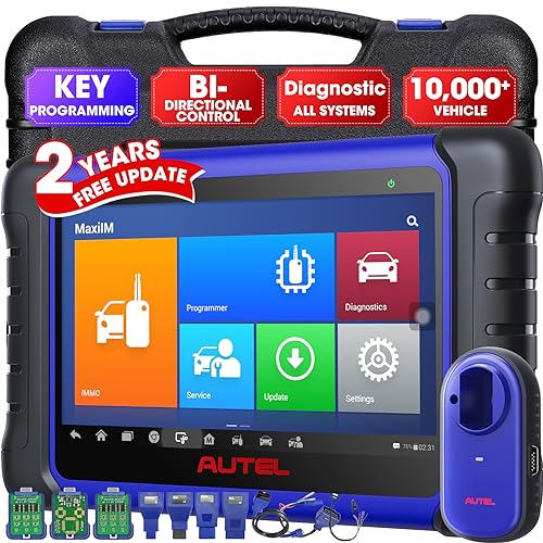 Autel MaxiIM IM508 Key Programmer, 2-Year-Free Update, with XP200 Key Fob Programming Tool, Bi-Directional Scan Tool, All-System Diagnostics, Same IMMO as IM508S and IM508 PRO