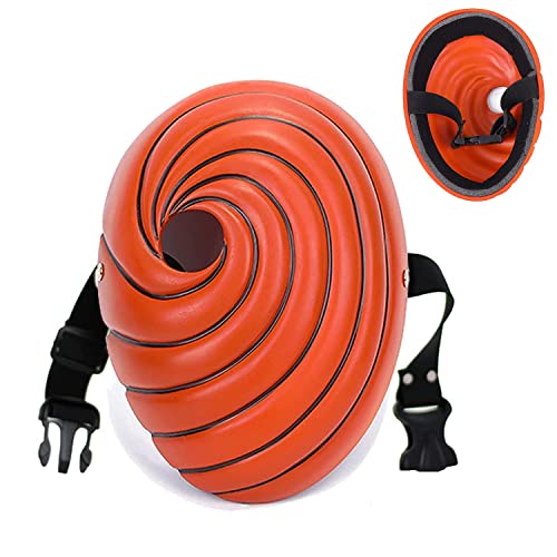 Im.Create Kids Tobi Obito Mask - Anime Akatsuki Itachi Uchiha Resin Costume Mask, Boys Halloween Costume Props
