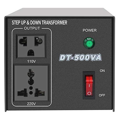 Yinleader Step Up & Step Down Voltage Transformer Power Converter,Convert 220V to 110V OR 110V to 220V in Your Countries (500W)