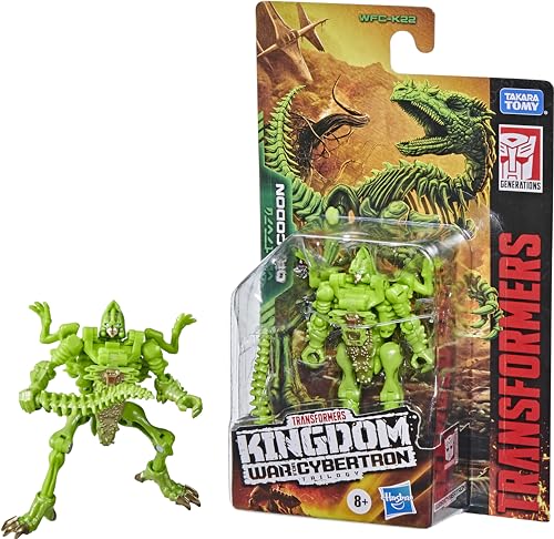 Transformers Toys Generations War for Cybertron: Kingdom Core Class WFC-K22 Dracodon Action Figure - Kids Ages 8 and Up, 3.5-inch