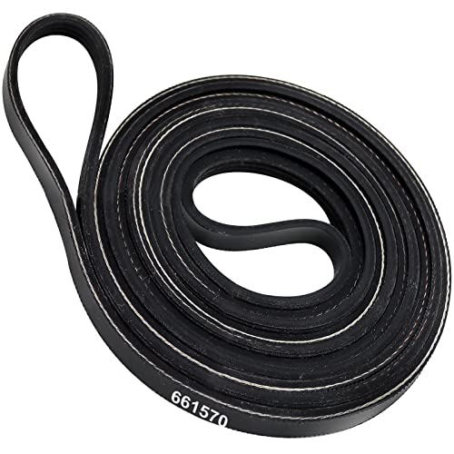 661570 3387610 Dryer Drum Belt by Beaquicy 93.5 inches Dryer Belt Fits Whirlpool Kenmore Dryers Replace 661570V 3387610 339728 PS11722115 Suitable for wed94hexw0, wed94hexw1, wed8300sw2, wed5500xw0