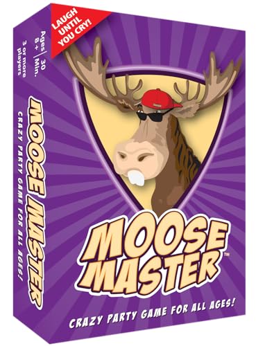 Moose Master - Laugh Until You Cry or Pee Your Pants Fun - Your Cheeks Will Hurt from Smiling and Laughing so Hard - People Looking for A Hilarious Night in a Box