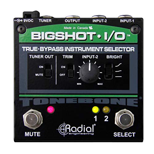 Radial Engineering Big Shot i/o True Bypass Instrument Selector Pedal