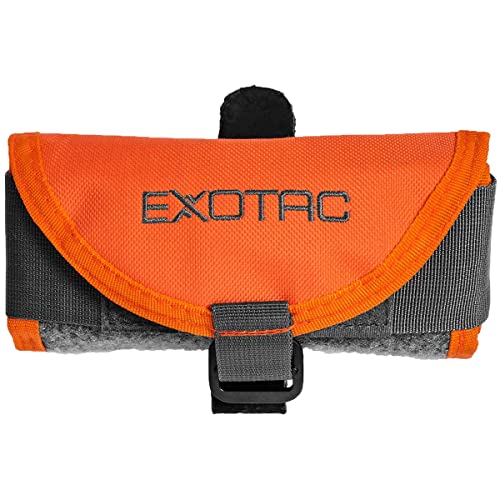 Exotac toolROLL Compact Carry Tool Storage Solution for Fire-Starting Gear, Knives, and Multi-Tools with Five Quick Access Elastic Mesh Slip Pockets and Hook and Loop Closure