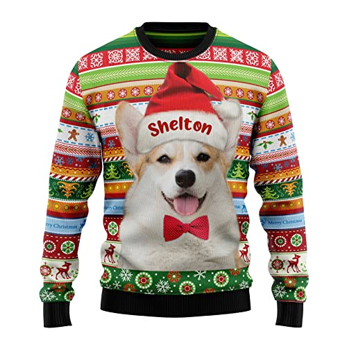 Personalized Custom Photo Dog Merry Christmas – Ugly Christmas Sweater Shirt, Custom Photo Upload Dog Men & Women Sweater Shirt, Merry Christmas Dog Sweater Shirt, Dog Lovers Shirt