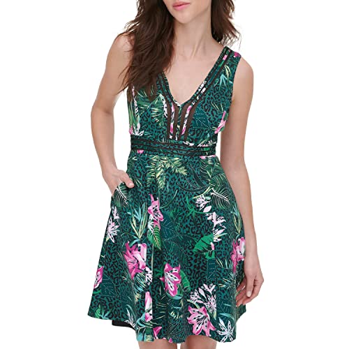 GUESS Women's GDNP4069-GML-12, Green Multi, 12