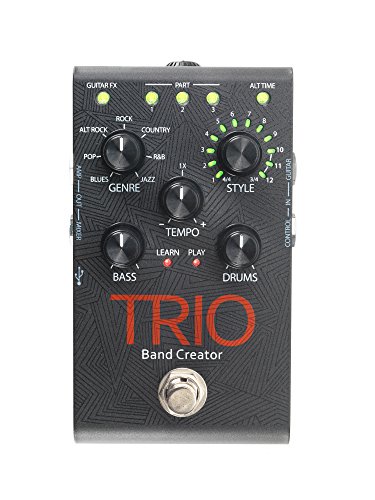 Digitech TRIO Electric Guitar Multi Effect, Band Creator Pedal, Power Supply Included