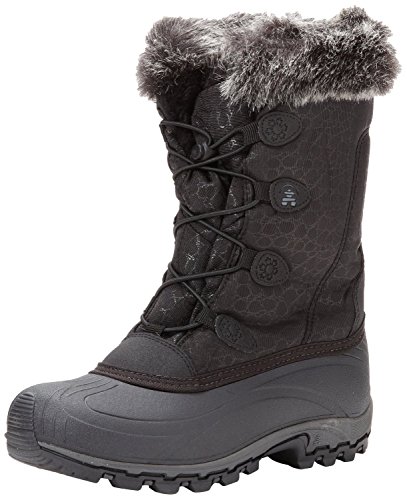 Kamik Women's Momentum Snow Boot,Black,7 M US