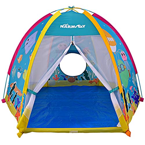 NARMAY Play Tent Ocean World Dome Tent for Kids Indoor/Outdoor Joy - 72 x 60 x 42 inch