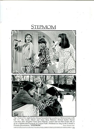 MOVIE PHOTO: STEPMOM 8x10 PROMO STILL-VG-1998-SUSAN SARANDON-COMEDY-SINGING-LIAM AIKEN VG
