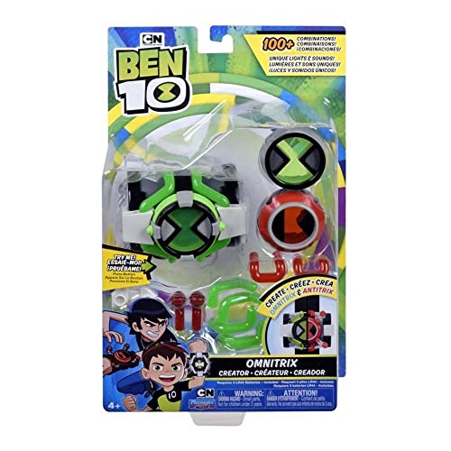 Ben 10 Omnitrix Creator - Multi-Color Cartoon Toy Figure for Christmas, Party, Birthday (22 Pieces, Ages 3+)