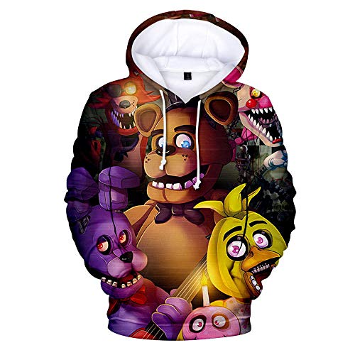 Cos-Animefly Horror Bear Cosplay Hoodies Unisex Cosplay Sweatshirt Costume Jacket Coat Man Women Boys Girls Pullover Hoodies
