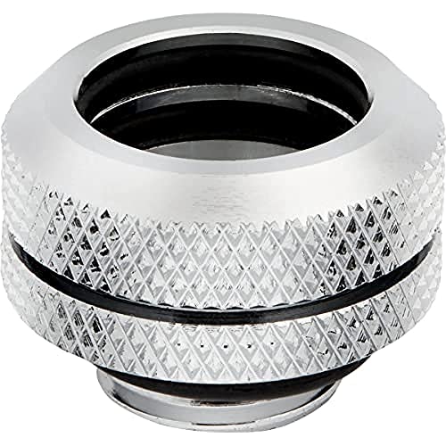 Corsair Hydro X Series XF Hardline 14mm OD Fitting Four Pack — Chrome