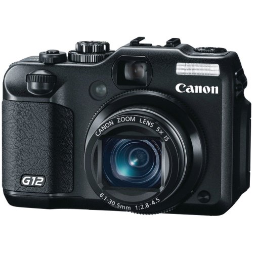 Canon G12 10 MP Digital Camera with 5x Optical Image Stabilized Zoom and 2.8 Inch Vari-Angle LCD