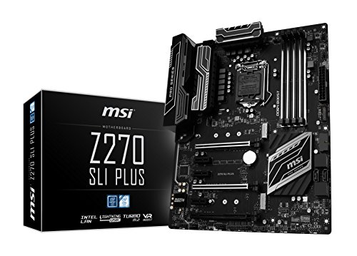 MSI Pro Series Intel Z270 DDR4 HDMI USB 3 SLI ATX Motherboard (Z270 SLI PLUS)