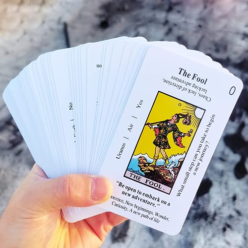 Han Yu Bowen Tarot Cards Deck,Tarot Cards for Beginners,Tarot Cards with Guide Book,Tarot Cards with Meanings on Them
