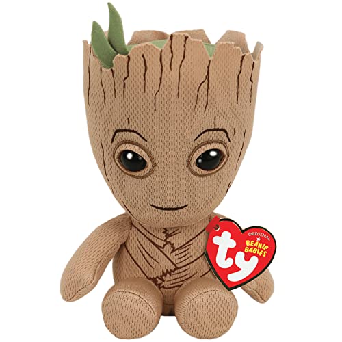 Ty 41215 Groot-Marvel-Beanie, Multicolored,16cm