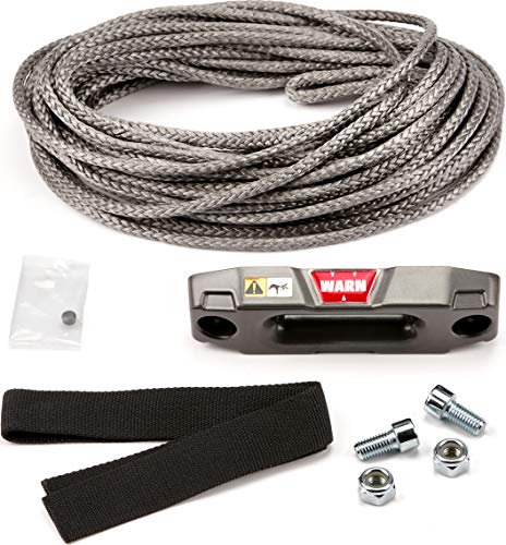 WARN 100969 Accessory Kit - Epic Synthetic Rope for ATV and UTV Winch: 3/16' x 50'