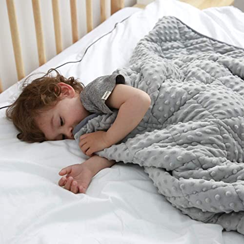 MAXTID Weighted Blanket for Kids 5lbs 36x48 Toddler Heavy Blanket for Boys and Girls Gifts for 3 4 5 6 7 8+ Year Old Kids Toddler Christmas Comfort Gifts