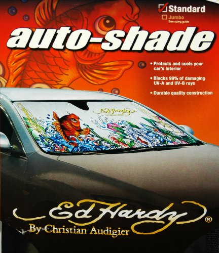 Ed Hardy Goldfish Standard Folding Sun Shade 80001393