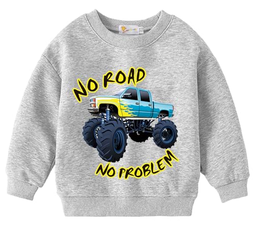 Toddler Boys Sweatshirts Little Kids Dinosaur Monster Truck Excavator Pullover Baby Christmas Clothes Valentine's T-Shirt 6T