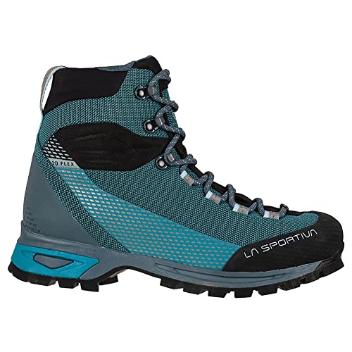La Sportiva Womens Trango TRK GTX Mountaineering/Hiking Boot, Topaz/Celestial Blue, 9