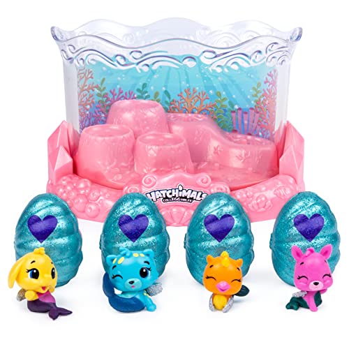 Hatchimals CollEGGtibles, Mermal Magic Underwater Aquarium with 8 Exclusive Characters (Amazon Exclusive Set), Girl Toys, Girls Gifts for Ages 5 and up