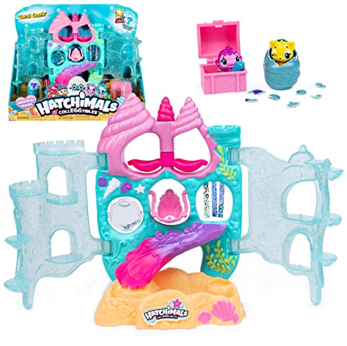 Hatchimals CollEGGtibles, Coral Castle Fold Open Playset with Exclusive Mermal Character (Amazon Exclusive Set), Girl Toys, Girls Gifts for Ages 5 and up
