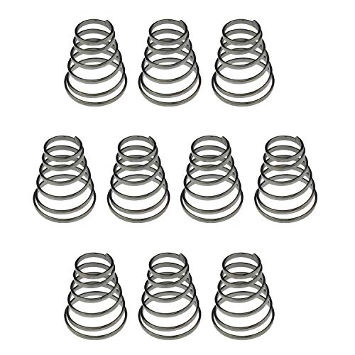 Kasteco 10 Pack 304 Stainless Steel Universal Quick Release Bike Wheel Skewer Springs