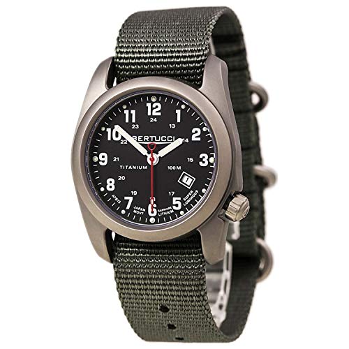 Bertucci A-2T Original Classic Watch 12723 - Black Dial - Defender Drab Band
