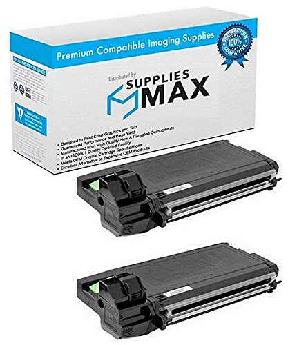 SuppliesMAX Compatible Replacement for Sharp AL-1000/1200/1340/1451/1520/1551/1631/1655/2030/2050 Series Toner Developer Unit (2/PK-6000 Page Yield) (AL-110TD_2PK)