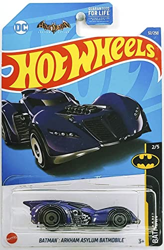 Hot Wheels 2022 - Batman: Arkham Asylum Batmobile - Batman 2/5 [Purple] 32/250