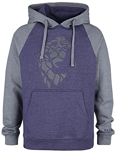 JINX World of Warcraft Proud Alliance Pullover Hoodie, X-Large Purple