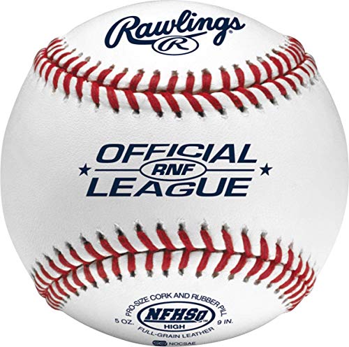 Rawlings | NFHS NOCSAE High School Game Baseballs | RNF | Game/Practice Use | 12 Count 33-inch