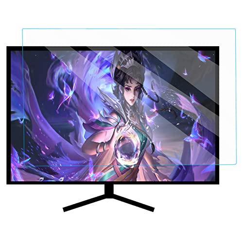 Anti Glare Film for TV Screen Protector, Anti Blue Light Monitor Filter, Guard Against Radiation, Relieve Eye Strain Protection Eyes and Sleep Better for 32/43/50//55/65in LCD, LED Ect