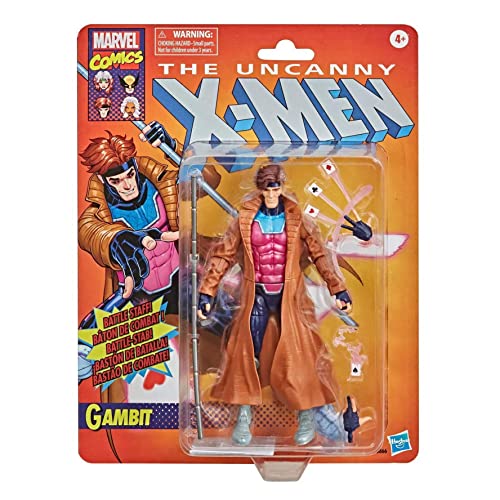 Marvel Legends 6' Retro Collection Gambit Figure Exclusive
