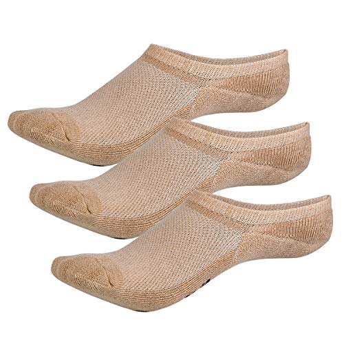 Bamboo Sports Unisex Invisible No Show Socks Moisture Wicking & Odor Eliminating