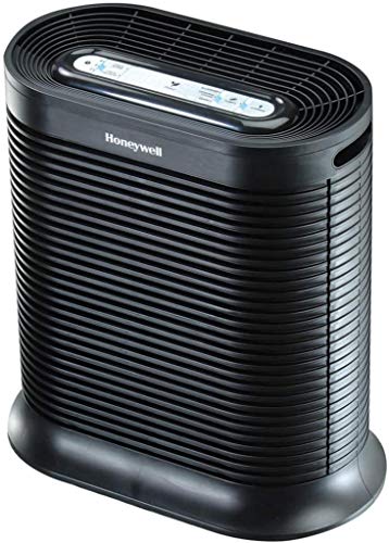 Honeywell HPA200 HEPA Air Purifier for Large Rooms - Microscopic Airborne Allergen+ Reducer, Cleans Up To 1500 Sq Ft in 1 Hour - Wildfire/Smoke, Pollen, Pet Dander, and Dust Air Purifier – Black