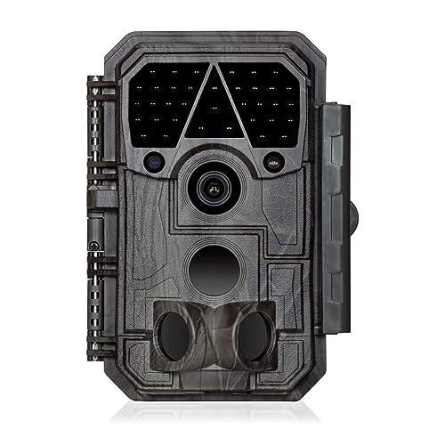 Meidase Trail Camera, 48MP 1296p, Clear 100ft Night Vision Motion Activated, Hunting Game Camera with Fast 0.1s Trigger Speed, IP66 Waterproof